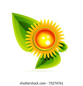 Abstract nature vector icons