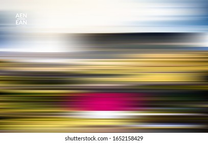 Abstract nature wallpaper with speed moving fast bright blurred lines. Natural colors earth environmental background. Fluid motion gradient texture.