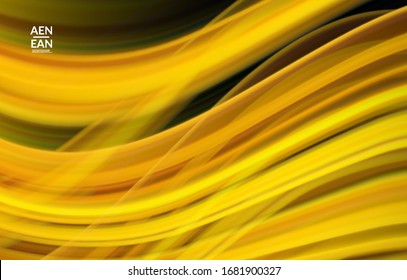 Abstract nature wallpaper with wavy motion lines. Natural colors earth environmental background. Fluid motion gradient texture. Art of fluid gradients creates painting pattern of nature.