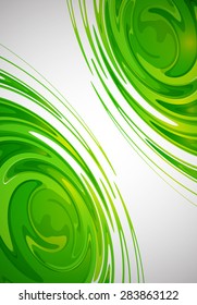 Abstract nature wave background. Vector