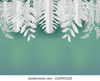 Abstract nature white leaf background. Concept and idea natural leaf and texture background