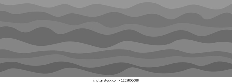Abstract nautical wallpaper of the surface. Wavy sea background. Pattern with lines and waves. Multicolored texture. Decorative style. Doodle for design