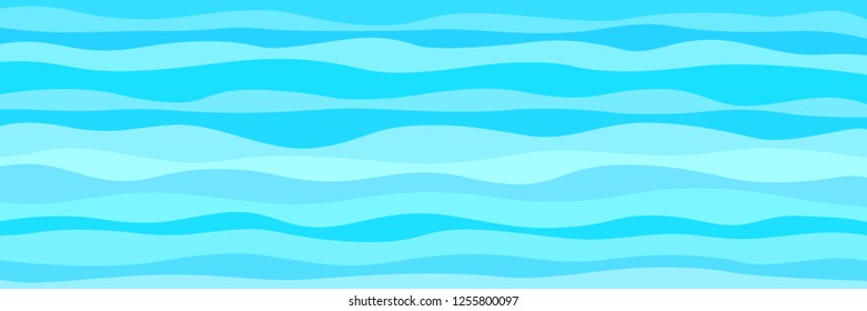 Abstract nautical wallpaper of the surface. Wavy sea background. Pattern with lines and waves. Multicolored texture. Decorative style. Doodle for design