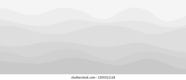 Abstract nautical wallpaper of the surface. Wavy sea background. Pattern with lines and waves. Multicolored texture. Decorative style. Doodle for design. Black and white illustration