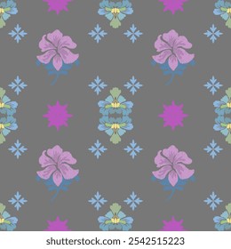 Abstrato, índio nativo americano navajo, Étnico, tribal, tradicional, design de padrão para tapete, impressão, envoltório, decorativo, ilustração