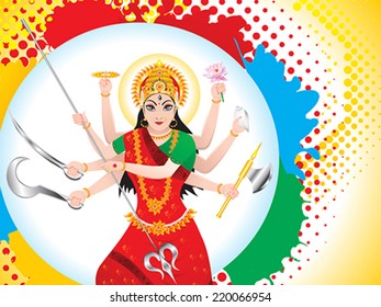 abstract navratri background vector illustration