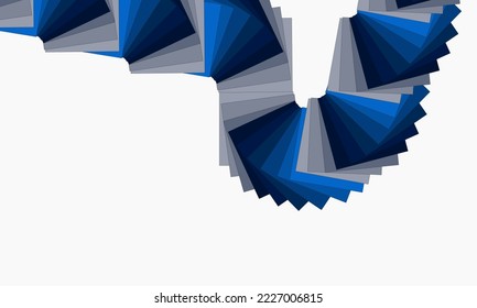 Abstract Navy Blue Arrow Background Design