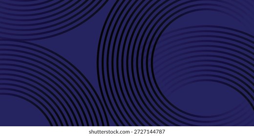 Fundo azul marinho abstrato com círculos concêntricos preto negrito