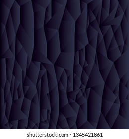 Abstract navy blue color pattern of geometric shapes, Geometric triangular background, vector