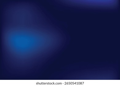 Fundo de gradiente azul marinho abstrato com luzes de foco suaves.