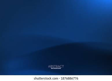 Abstract navy blue mesh-gradient color background and wallpaper backdrop, Vector EPS
