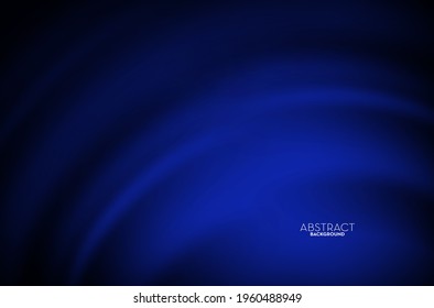 Abstract navy blue mesh-gradient color background and wallpaper backdrop, Vector EPS
