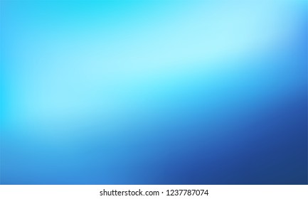 Abstract navy blue, teal, light blue background. Blurred winter xmas backdrop with place for text. Vector illustration for your graphic design, banner, poster