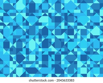 Abstract Navy Blue Triangle Background