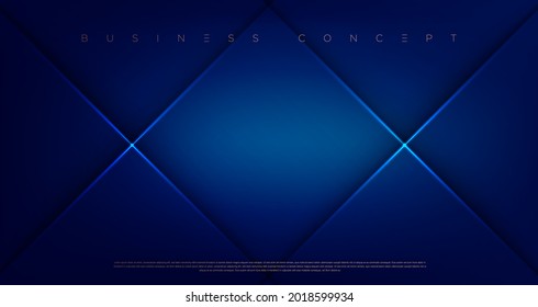 Abstract navy dark blue color X letter and light effected cuts background for poster  website   design concepts  Vector illustration eps 10
