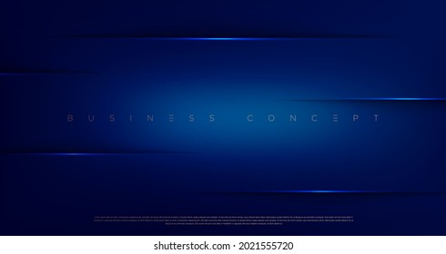 Abstract navy dark blue color lines with light effected cuts background for poster, website and design concepts. Vector illustration eps 10
