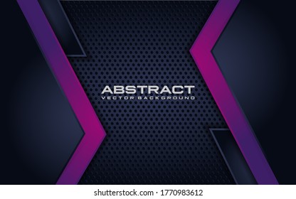 fondo de superposición de forma púrpura y marina abstracto