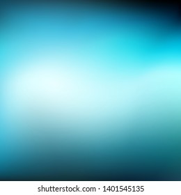 Abstract navy teal to light turquoise background. Blurred turquoise water backdrop. Vector illustration for your graphic design, banner, summer or aqua poster