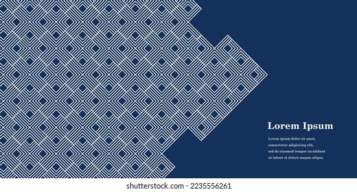 abstract navy white square, geometric texture background, polygon pattern, network concept