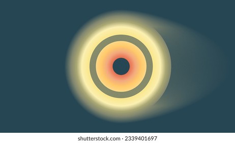 Abstract nebula ring eye glowing background. This creative space theme background will help you to express your project more easily than ever. 