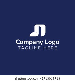 Logotipo Abstractas del edificio del espacio negativo