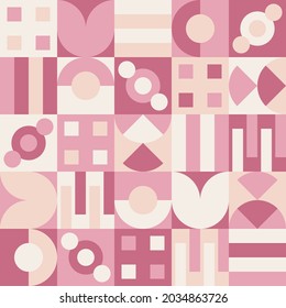 Abstract Neo Geometric Design. Vector Graphic of Unique Geometry Shapes with Vintage Color. Good for Texture Pattern of Blanket, Bed Sheet, Curtain, Handkerchief, Tablecloth, Pillow Case, etc