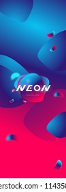 abstract neon alanding page background and fluid shapes blue  red   purple   pink coolors  Long background for web page