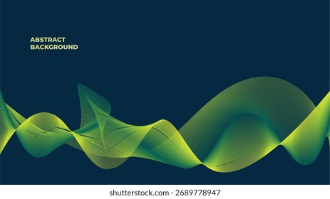 Abstractas fondo de neón mezclado líneas de arte, Plantilla de fondo de la página de aterrizaje.