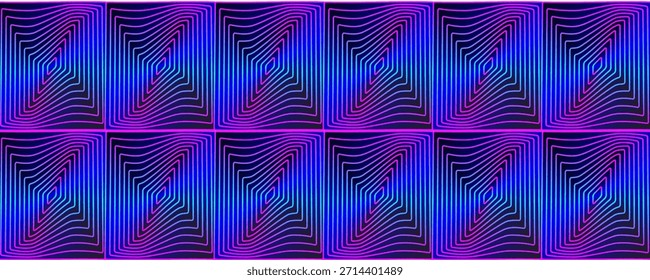 Abstractas fondo de neón, líneas y ondas líneas y ondas, futurista ciencia diseño textura