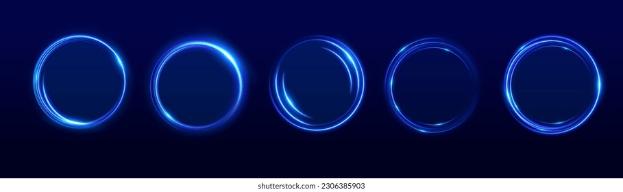 Abstract neon background. luminous circle. Luminous spiral cover. Wake wave, fire path trail line and swirl effect curve. Food isolated. space tunnel. Ellipse shimmery color. shiny glitter