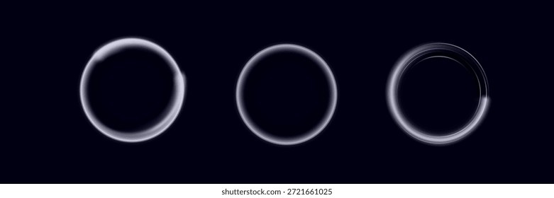 Fundo de néon abstrato. círculo luminoso. Tampa espiral luminosa. Onda de esteira, linha de trilha de caminho de fogo e curva de efeito de espiral. Comida isolada, túnel espacial. Cor brilhante da elipse.
