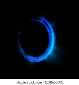 Abstract neon background. Luminous halo. Vector illustration