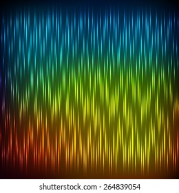 Abstract neon background with shine stripe