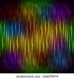 Abstract neon background with shine stripe