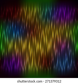 Abstract neon background with shine stripe