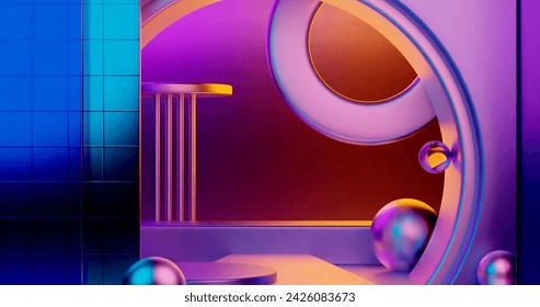 Abstract neon background vector design in eps 10