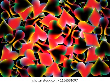 Abstract neon background Vector illustration