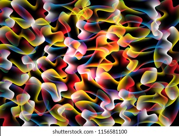 Abstract neon background Vector illustration