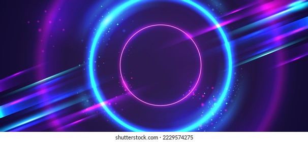 Abstract Neon Color Future Background - Shutterstock ID 2229574275