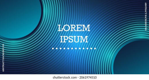Abstract neon color round background with light effect