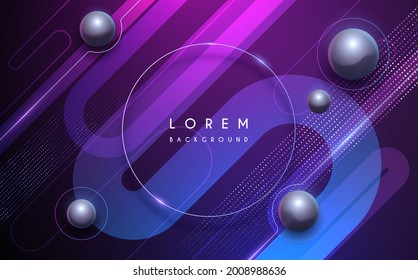 Abstract neon color shapes background