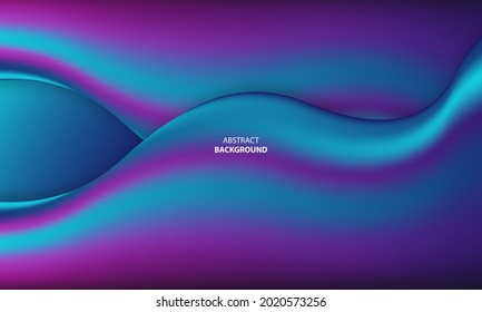 Abstract neon color wave background with light effect