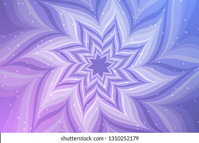 Abstract neon flower.