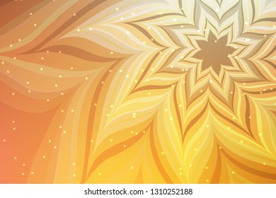 Abstract neon flower.