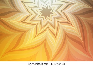 Abstract neon flower.