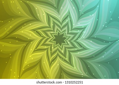 Abstract neon flower.
