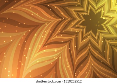 Abstract neon flower.