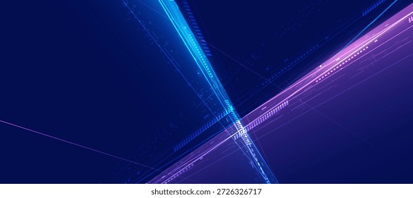 Fondo Abstractas de la Tecnología del fallo del neón 