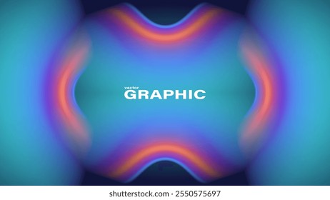 Abstract neon glow background. Beautiful bright decoration. Multicolor texture. Abstract kaleidoscope background.