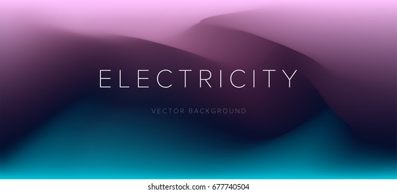 Abstract neon glowing background whith blue and purple gradient.